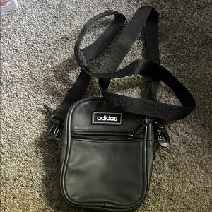 Adidas Black Belt Bag for Men